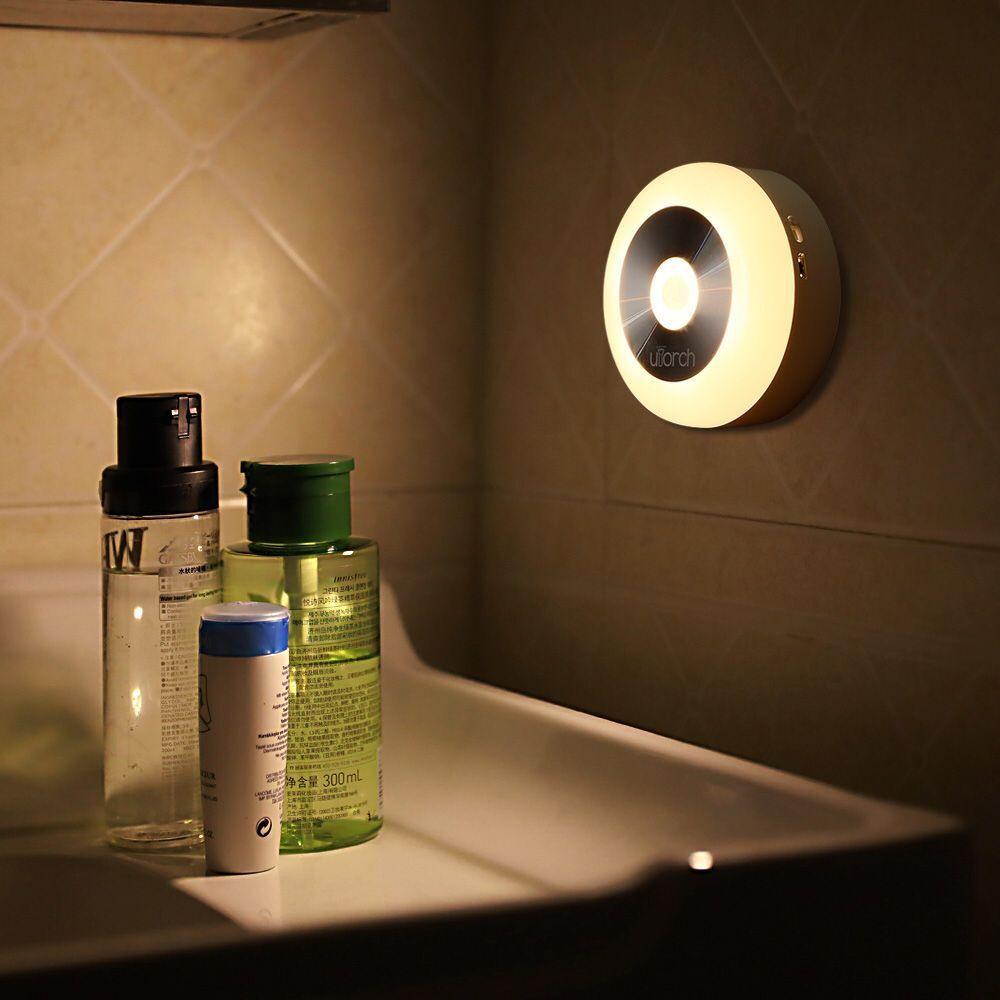 LED Human Body Sensor Night Light with Touch Sensor, the perfect solution for navigating in the dark without disturbing your sleep.