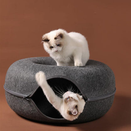 Woolen Felt Cat Nest for Comfortable Lounging
