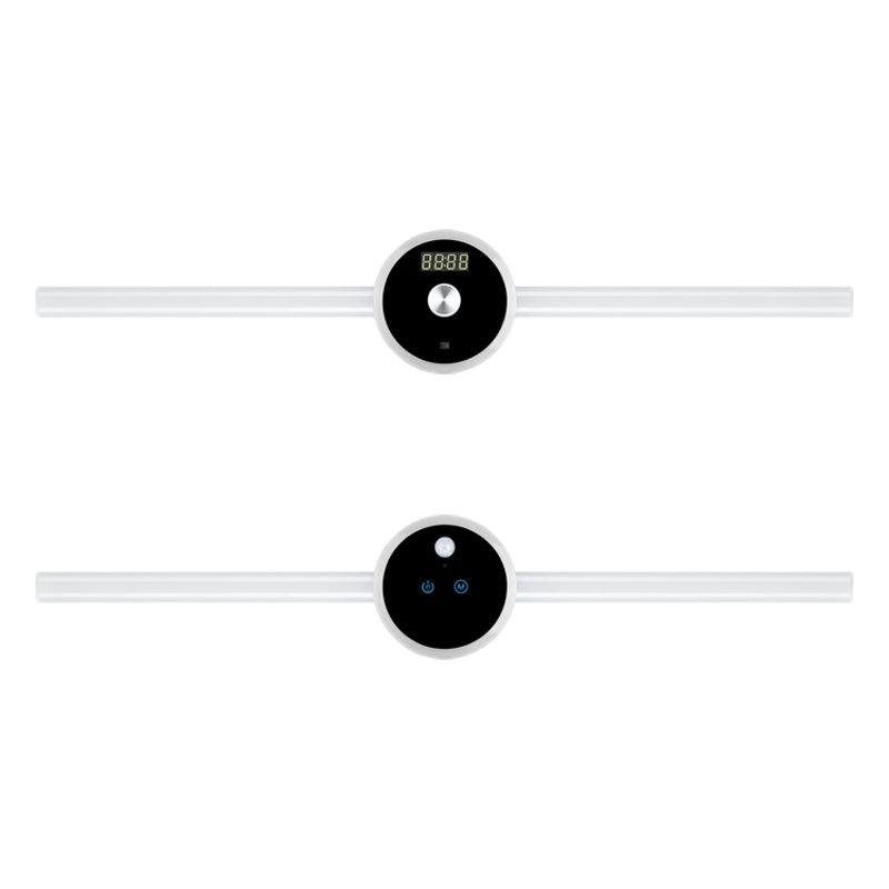 Removable LED Wardrobe Light with Smart Cabinet Clock Timing Sensor and Manual Sweep Switch - Home Living Mall