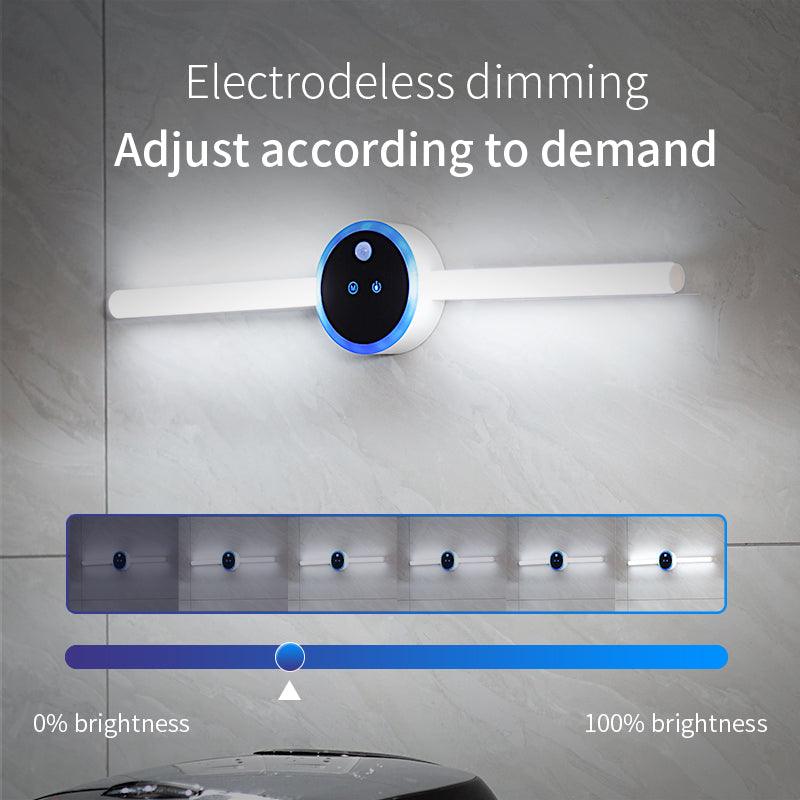 Removable LED Wardrobe Light with Smart Cabinet Clock Timing Sensor and Manual Sweep Switch - Home Living Mall