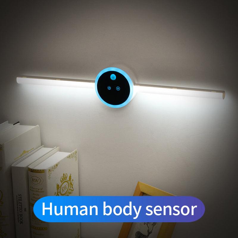 Removable LED Wardrobe Light with Smart Cabinet Clock Timing Sensor and Manual Sweep Switch - Home Living Mall