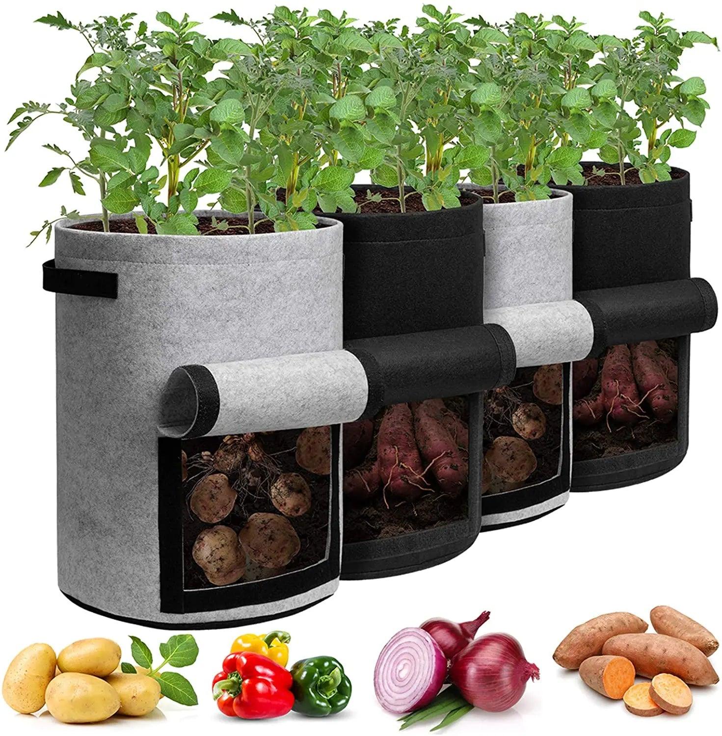 Nonwoven Fabric Garden Potato Pot