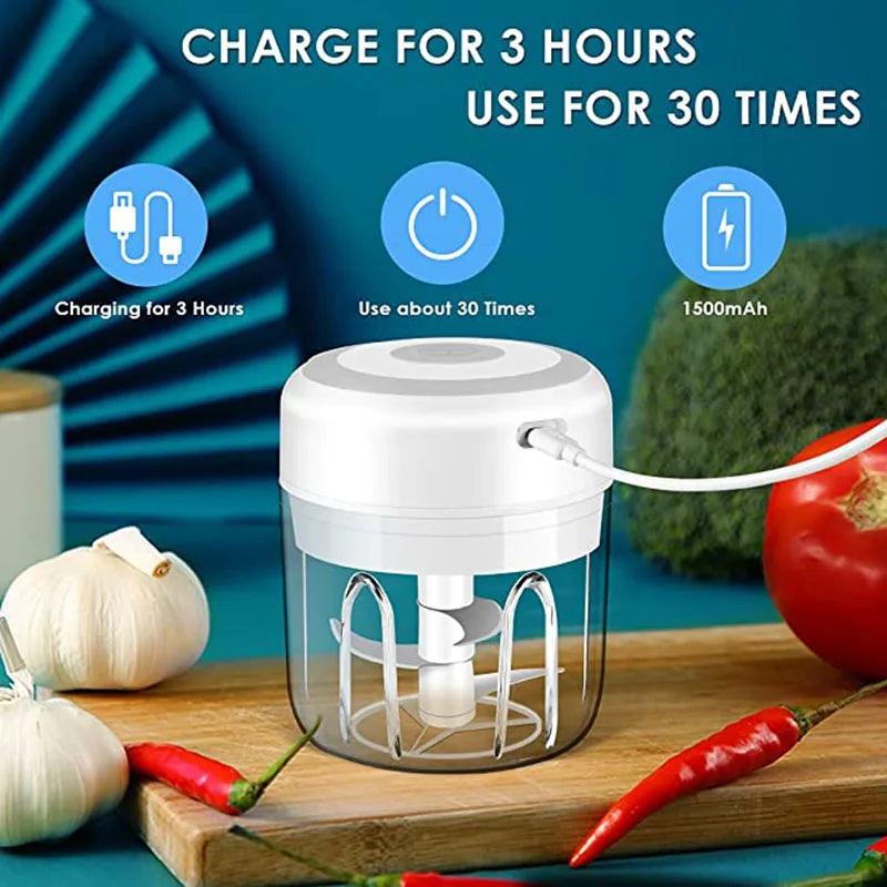 Say hello to effortless cooking and enjoy the convenience of our Electric Garlic Masher in your kitchen today!
