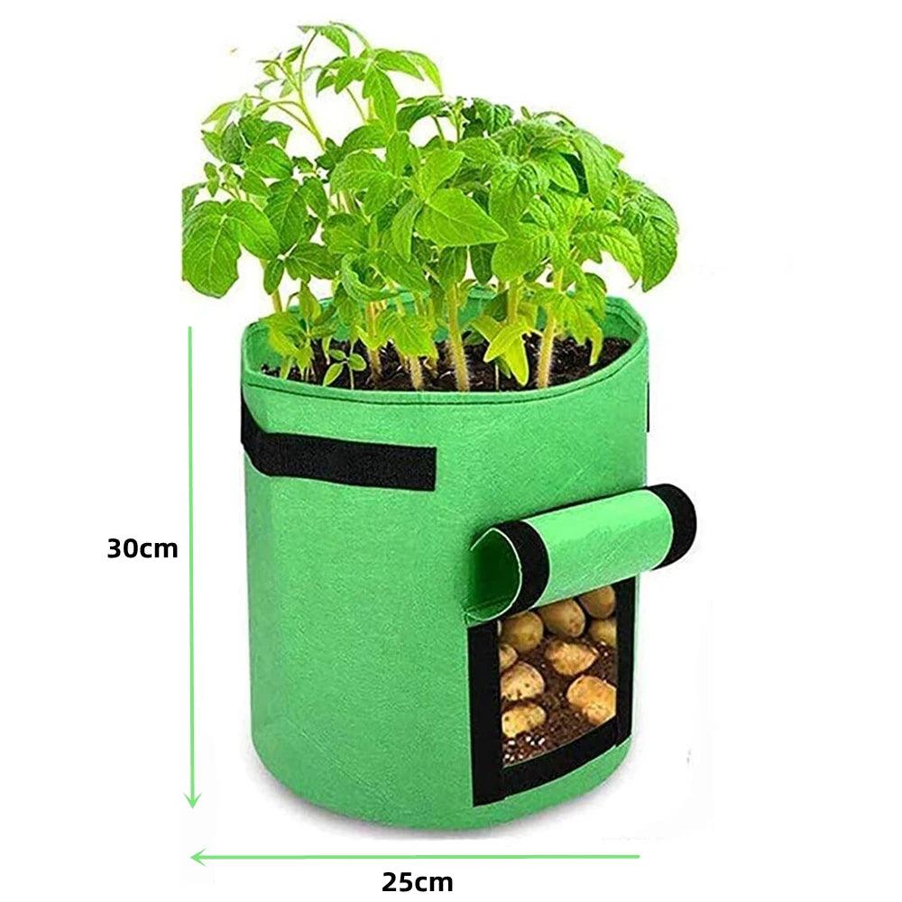 Enhanced with drainage holes at the bottom, our planting bags foster optimal growth conditions for your potatoes
