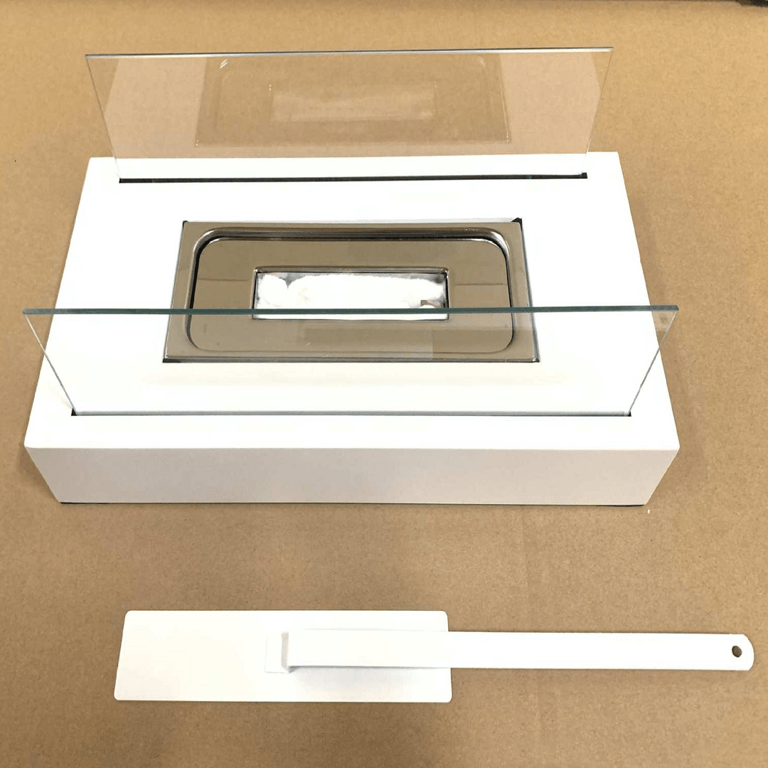 Safe Design: Crafted with tempered glass for enhanced safety, our fire pit ensures worry-free enjoyment.
