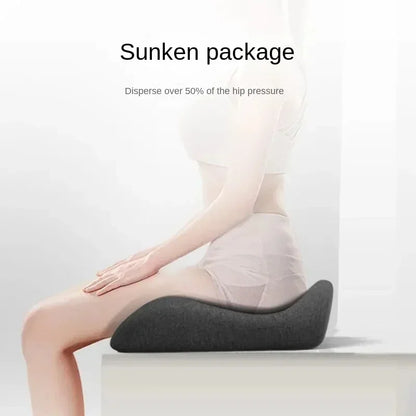 Memory Foam U-shaped Seat Cushion Massage Car Office Chair for Long Sitting Back Tailbone Pain Relief Rebound Cushion Pad