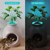 Smart Odor Control Plant Cat Litter Box